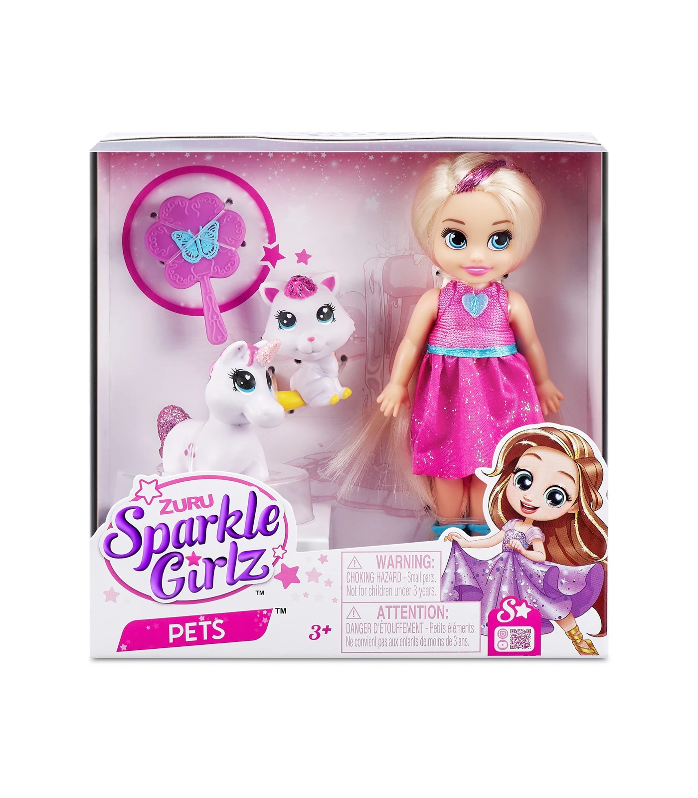 Sparkle Girlz Princess Doll and Pet Set by ZURU Assorted* Target Australia
