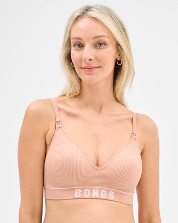 Bonds Maternity Bumps Retro Rib Wirefree Bra