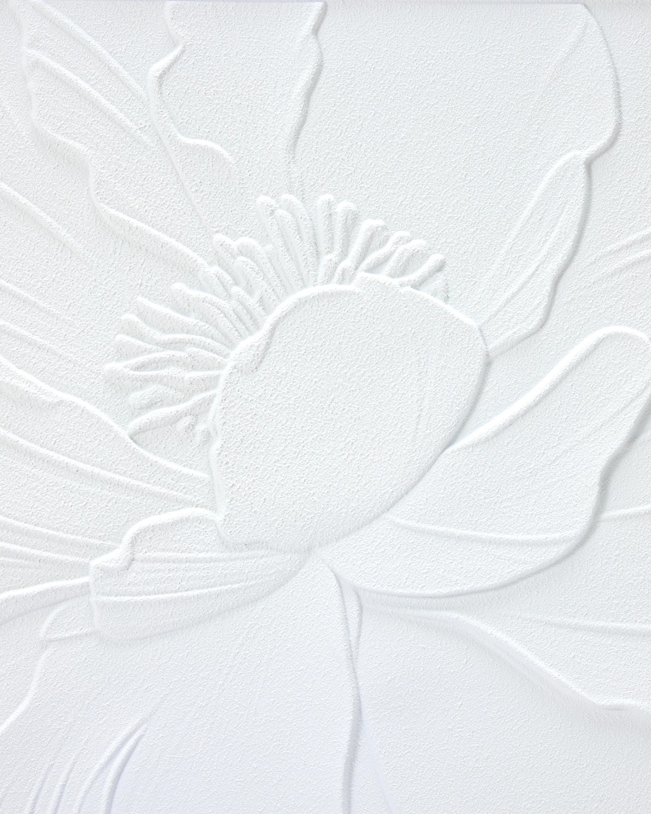 Anko Textured Flower Framed Canvas - 60cm x 90cm 3 of 5