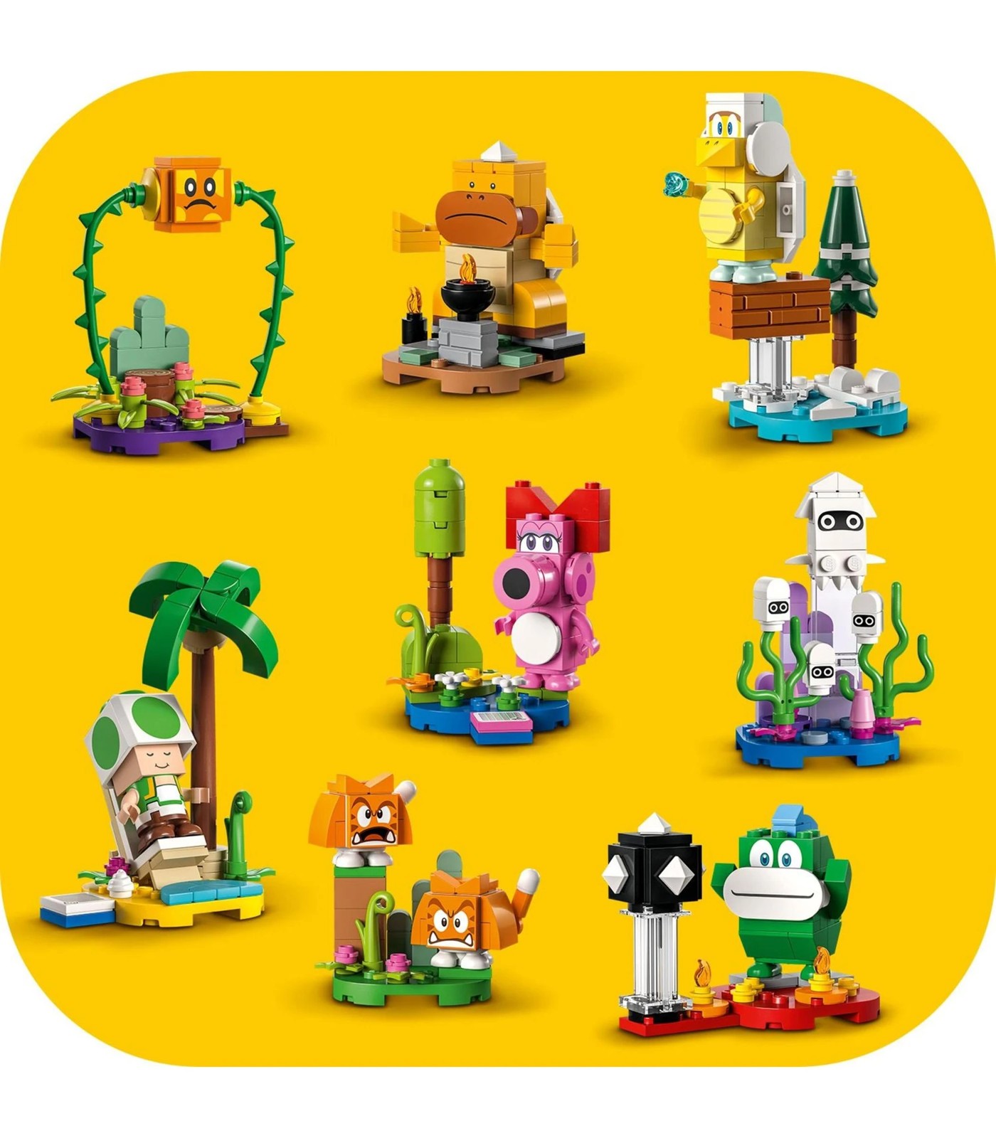 Lego super mario discount characters