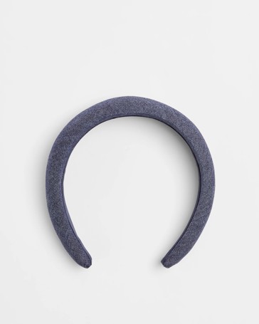 Padded Denim Headband