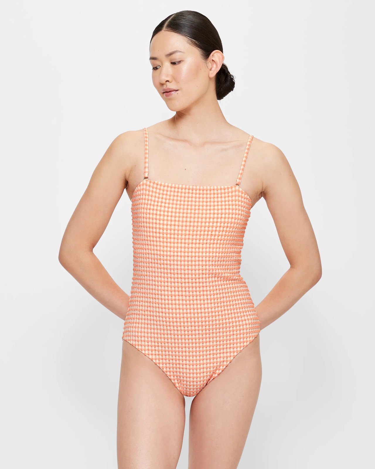 Strapless one store piece bathers