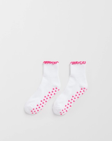Active Australian Cotton Blend 1/4 Crew Yoga Socks