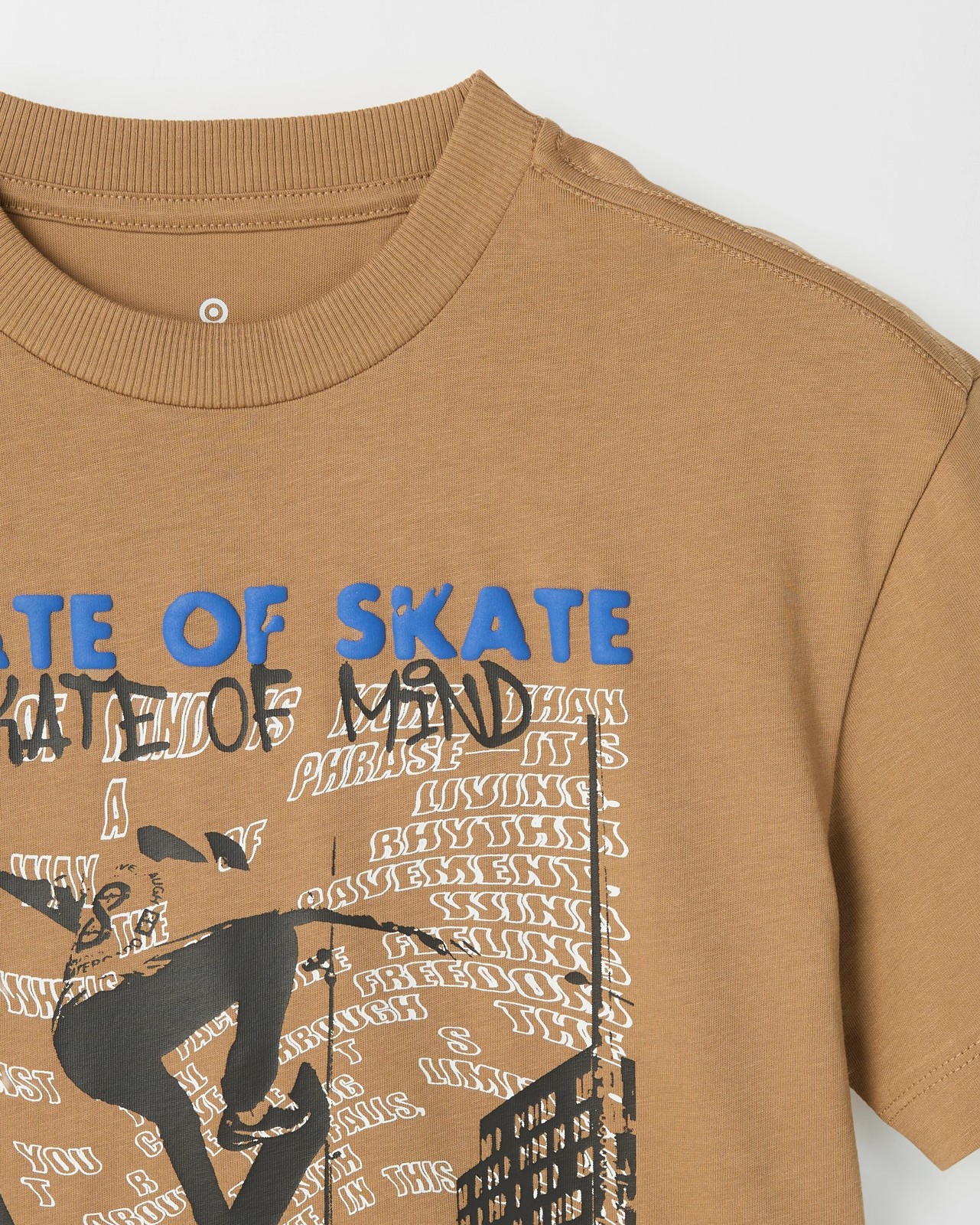 Australian Cotton Short Sleeve T-Shirt - Tan 2 of 2