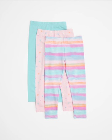 Print Leggings 3 Pack