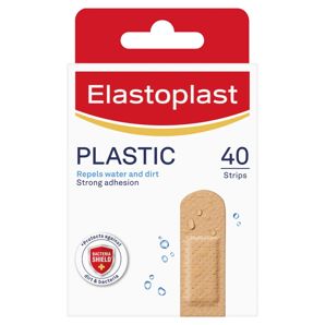 Elastoplast Plastic Water-Resistant Plasters - 40 Pack