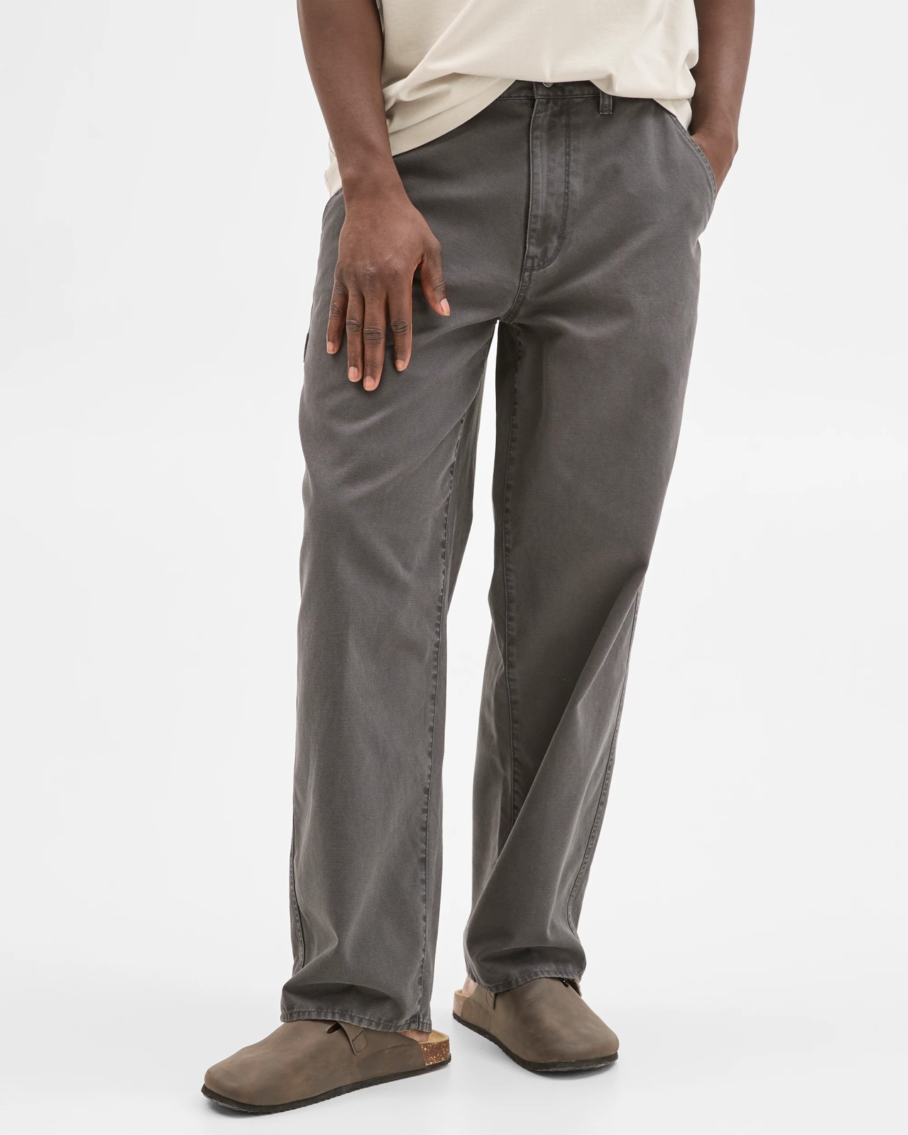 Commons Australian Cotton Canvas Worker Pants - Forged Iron 4 of 6