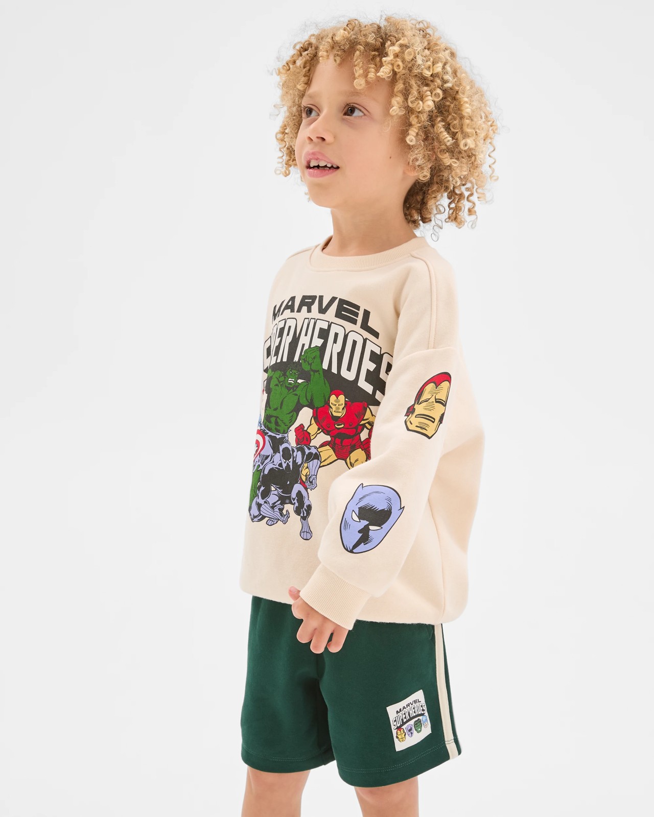 Marvel Australian Cotton Blend Jumper and Shorts Set 3 of 6