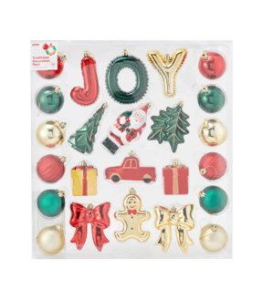 24 Piece Traditional Decoration Pack - Anko