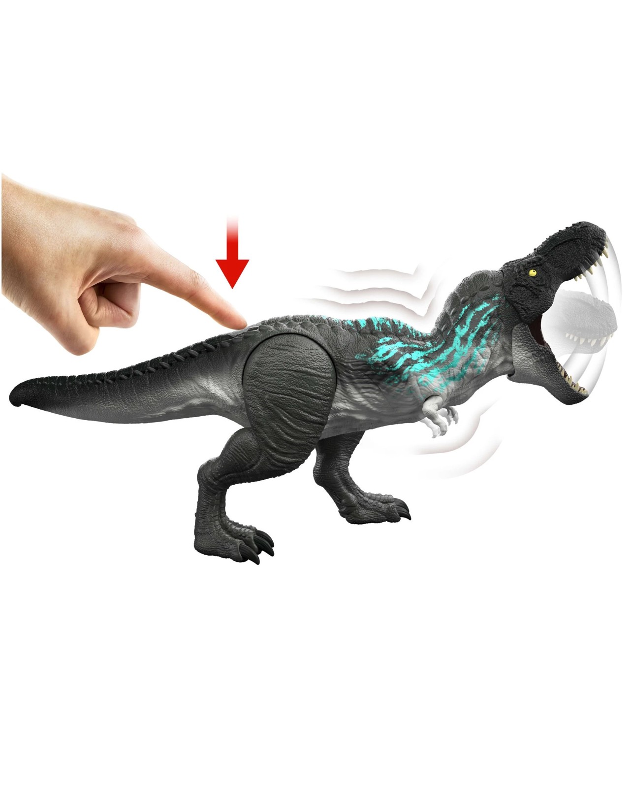 Jurassic World Muscle Madness Tyrannosaurus Rex Action Figure 6 of 6