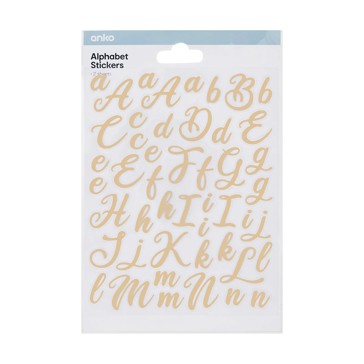 Alphabet Stickers - Anko
