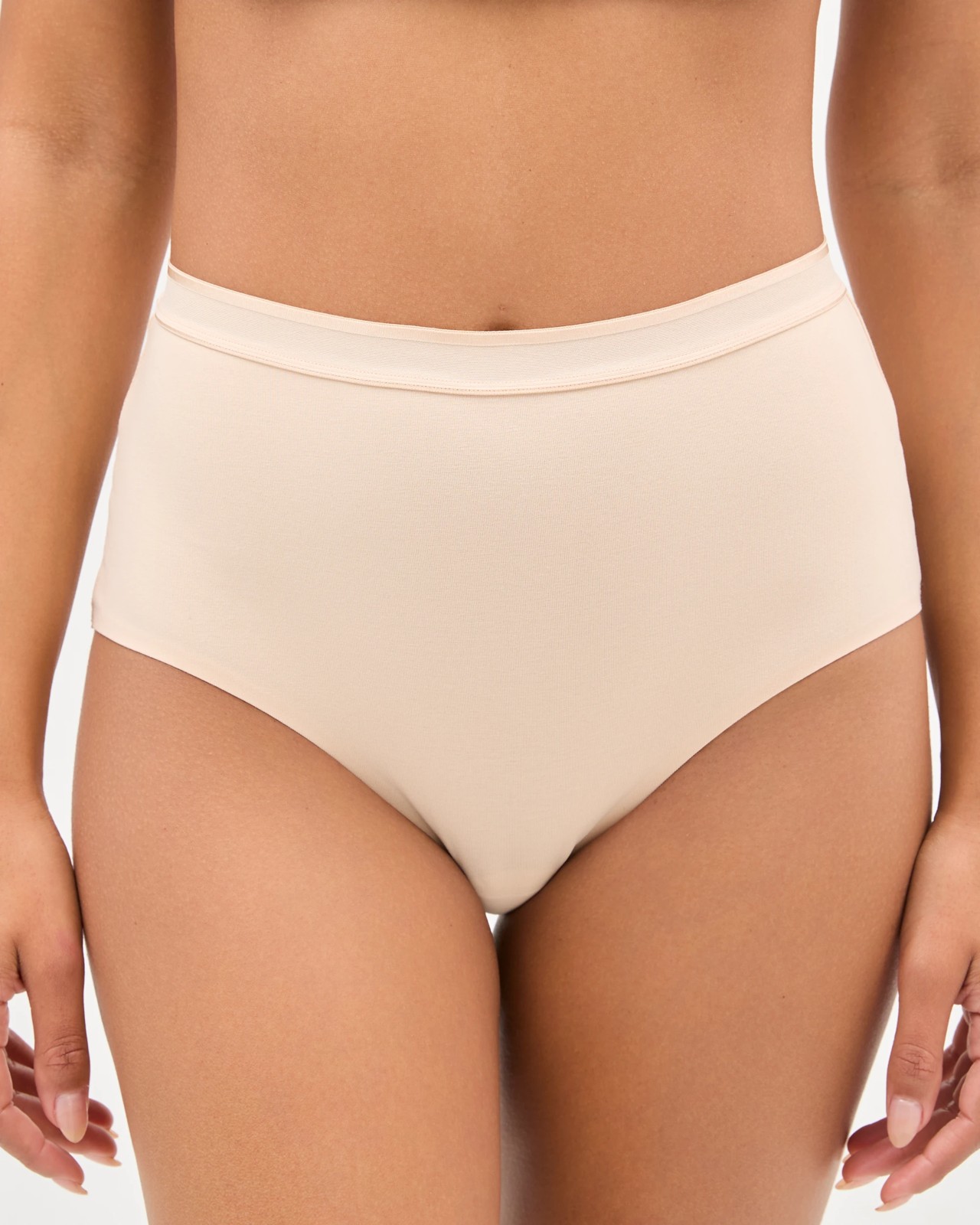 Australian Cotton Blend 2 Pack Luna Lace Light Shaping Full Briefs - Bare Beauty 2 of 4