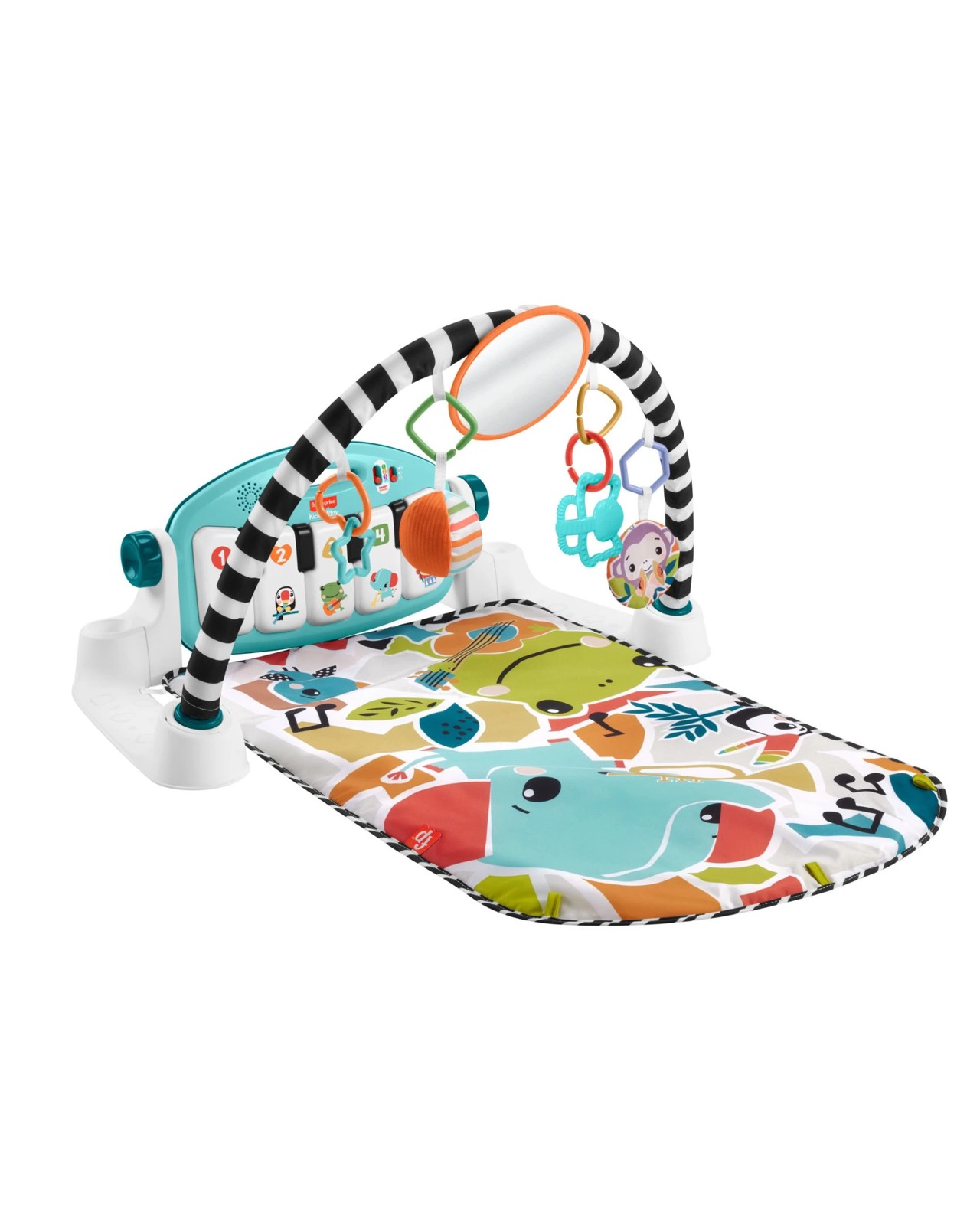 Fisher-Price Glow & Grow Kick & Play Blue Piano Gym 3 of 6