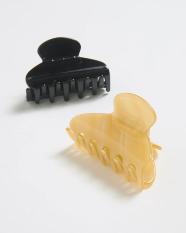 2 Pack Medium Resin Claw Clips