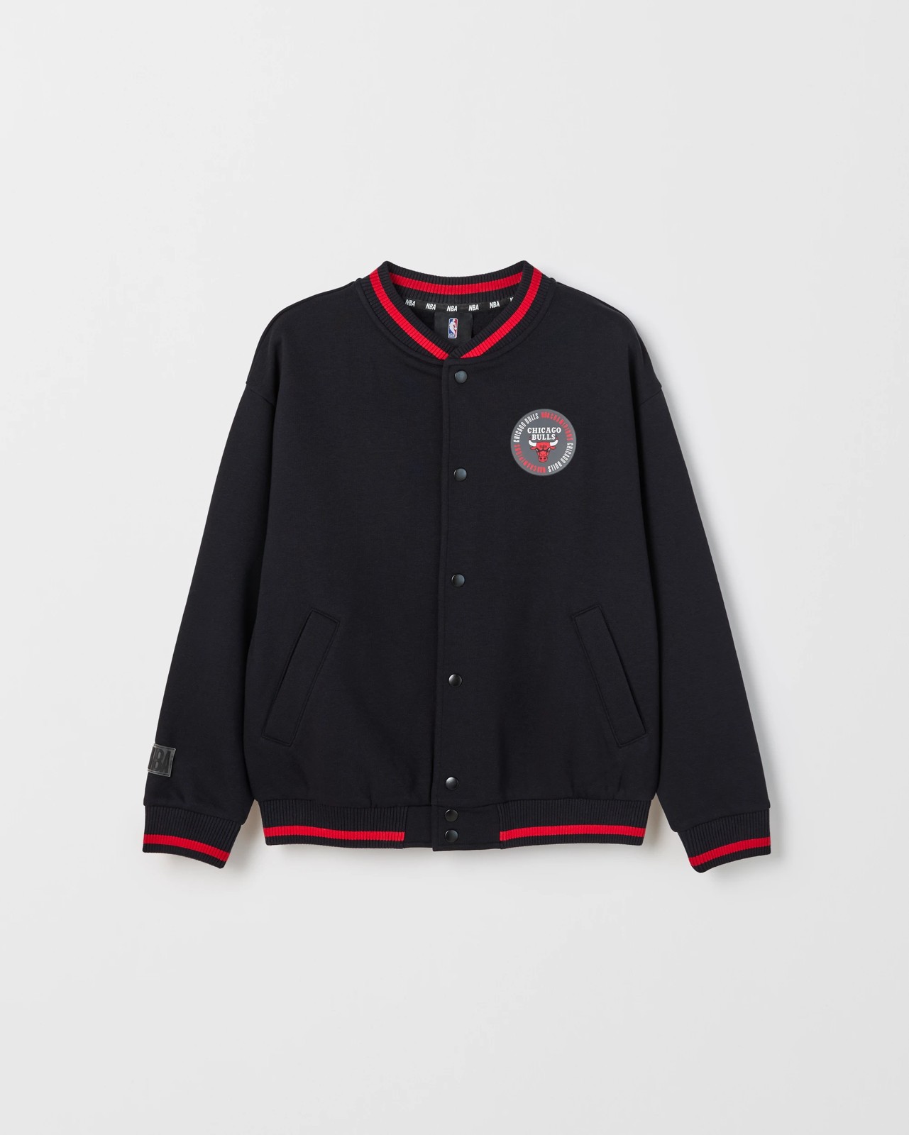 NBA Australian Cotton Blend Varsity Jacket - Black 4 of 5