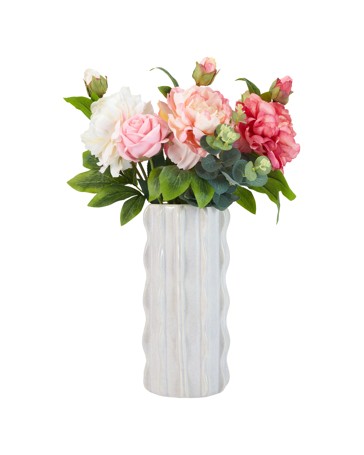 Anko Reactive Scallop Wave Vase