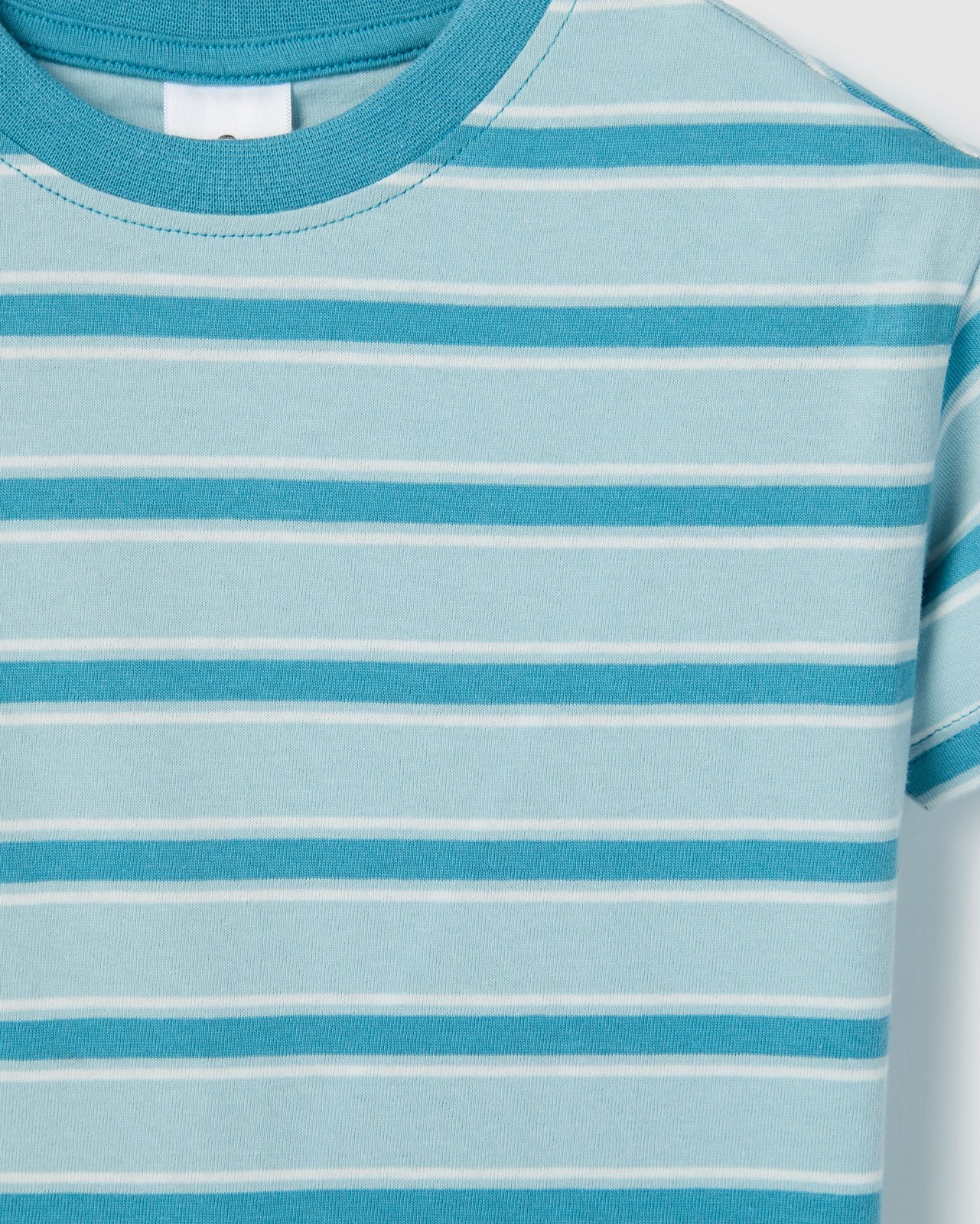 Baby Organic Cotton Oversized Print T-Shirt - Multi Sterling Blue 2 of 2
