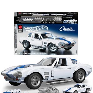 Mattel Brick Shop Hot Wheels Corvette Grand Sport Building Toy Kit product image
