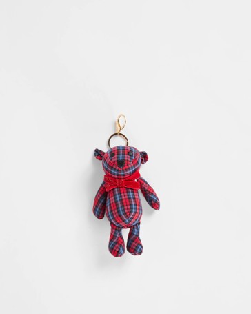 Kids Christmas Tarten Bear Bag Charm