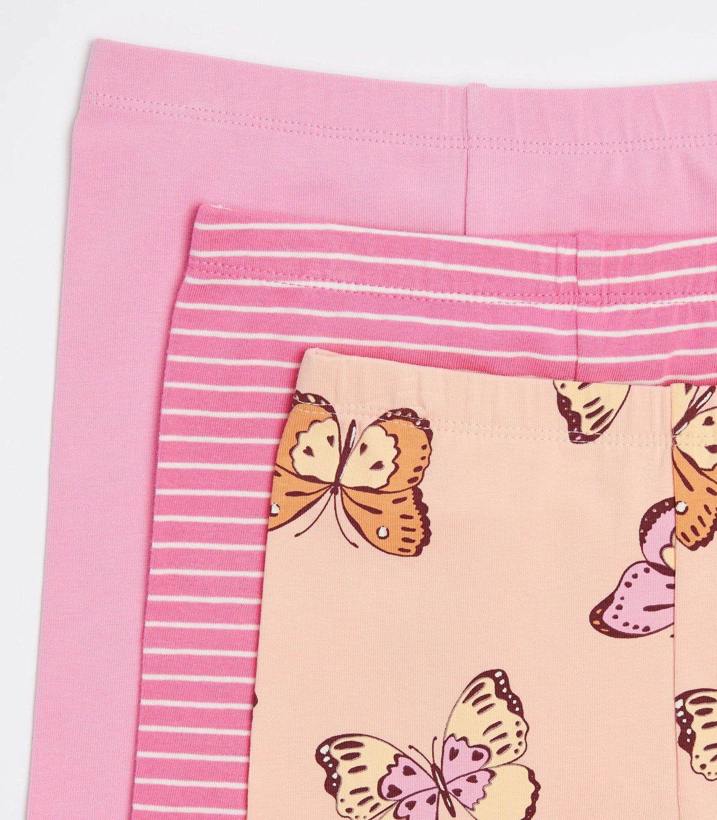 3 Pack Butterfly Stripe Leggings 2 of 2