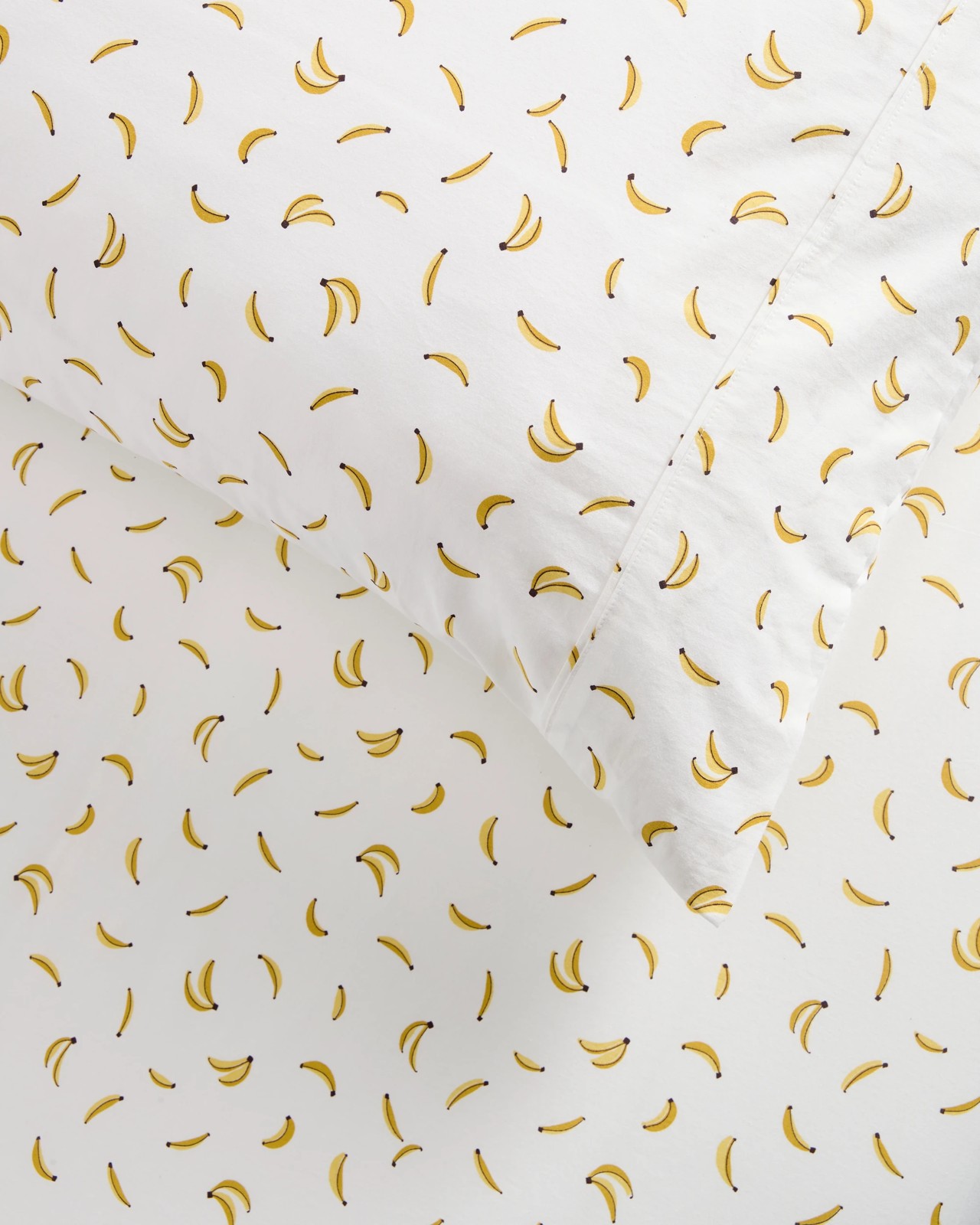 Banana Australian Cotton Fitted Sheet Set 3 of 3