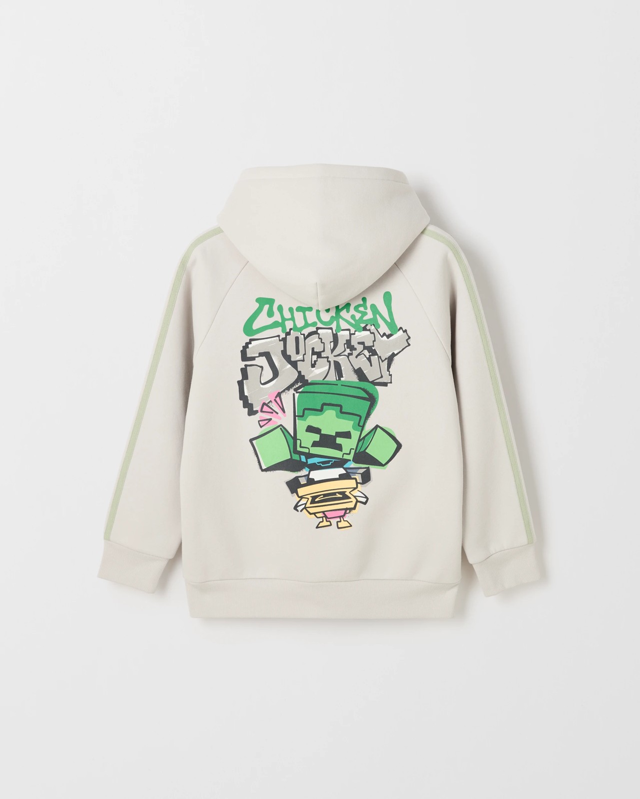 Minecraft Australian Cotton Blend Popover Hooded Jumper 3 of 3
