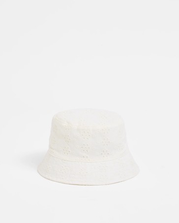 Kids Broderie Bucket Hat
