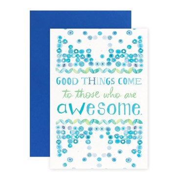 Connections from Hallmark Birthday Card - Good Things Come