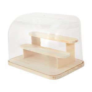 3 Tier Diamond Solid Metal Storage Shelves Wall Hanging Floating Display Shelf thumbnail 2