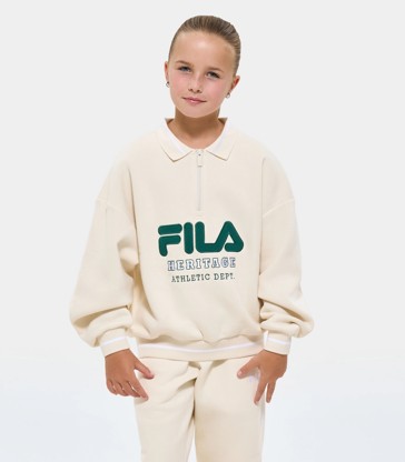 Grace Qtr Zip Fleece Jumper - Fila