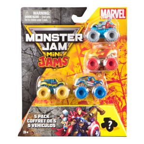 Monster Jam Mini Scale Marvel 5 Pack