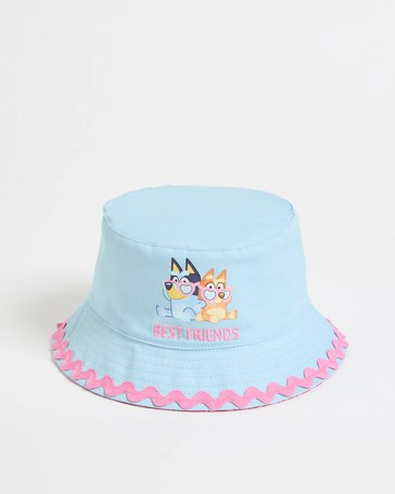 Bluey Cotton Ric Rac Bucket Hat