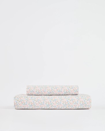 Rainbow Australian Cotton Fitted Sheet Set