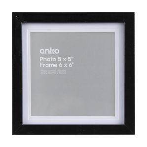Anko Weave Photo Frame 5in. x 7in.- Black thumbnail 2