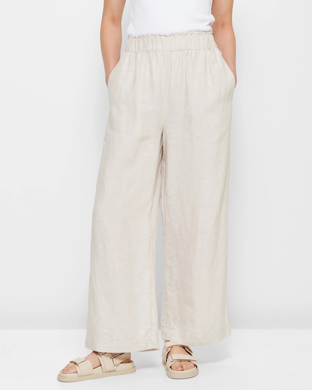 Womens White Linen Pants : Target