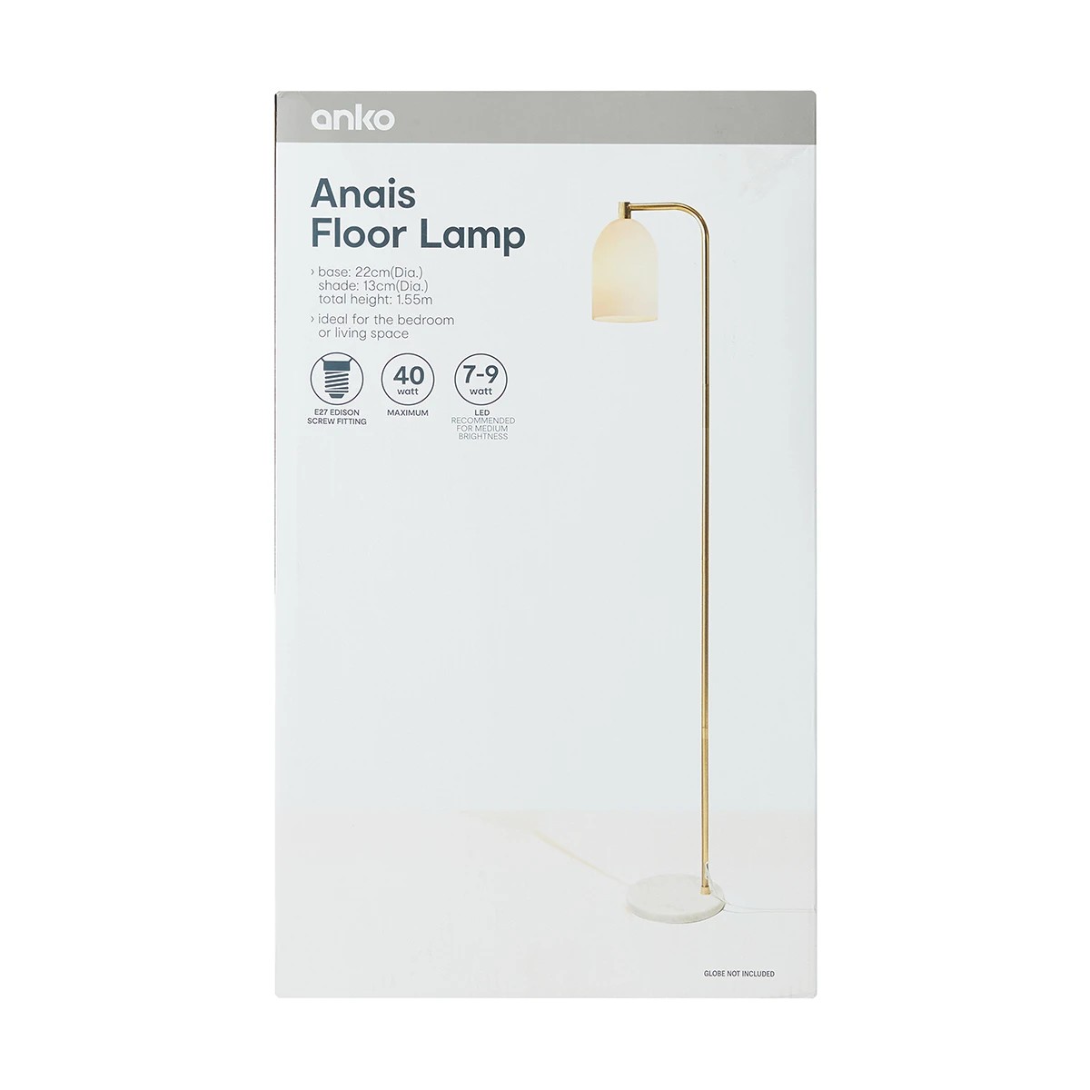 Tripod deals lamp kmart