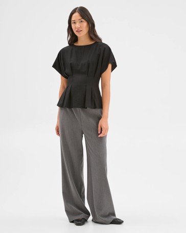 Preview Short Sleeve Femme Tuck Blouse