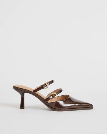 Double Strap High Heel - Nora