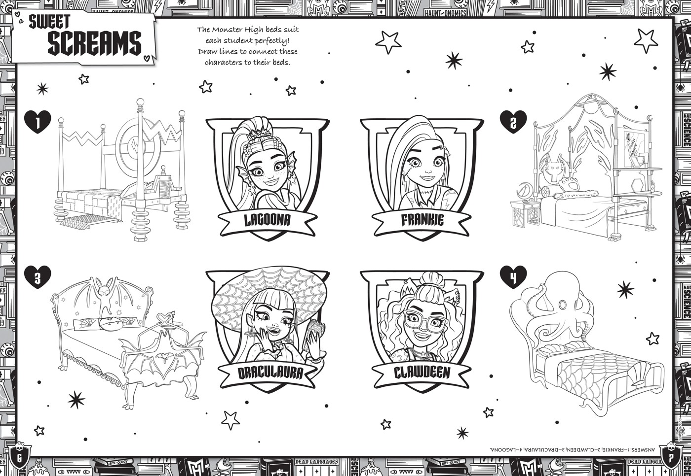 Monster High: Mega Colouring and Activity Book 4 of 4