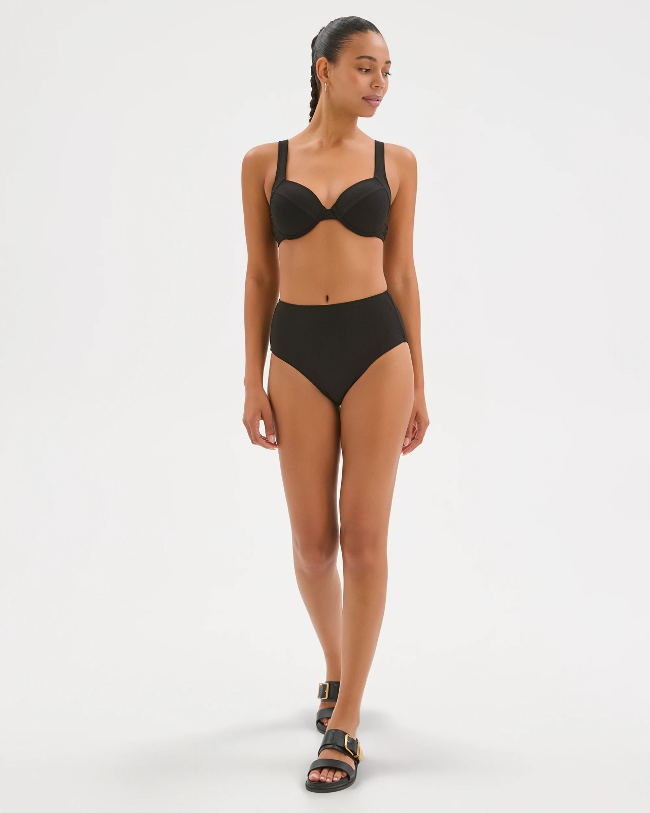 Shape Your Body Resort Balconette Soft Textured Swim Bikini Top 2 of 6