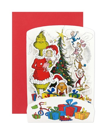 Hallmark The Grinch Open Christmas Card