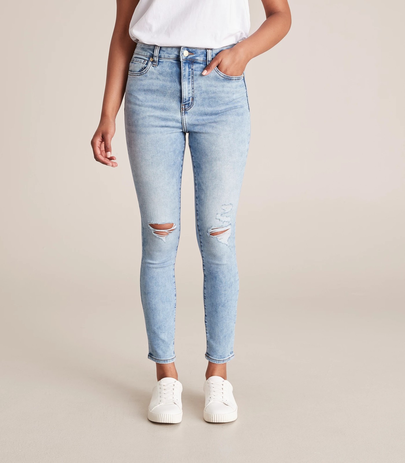 Sophie Skinny Distressed High Rise Ankle Length Jeans | Target Australia