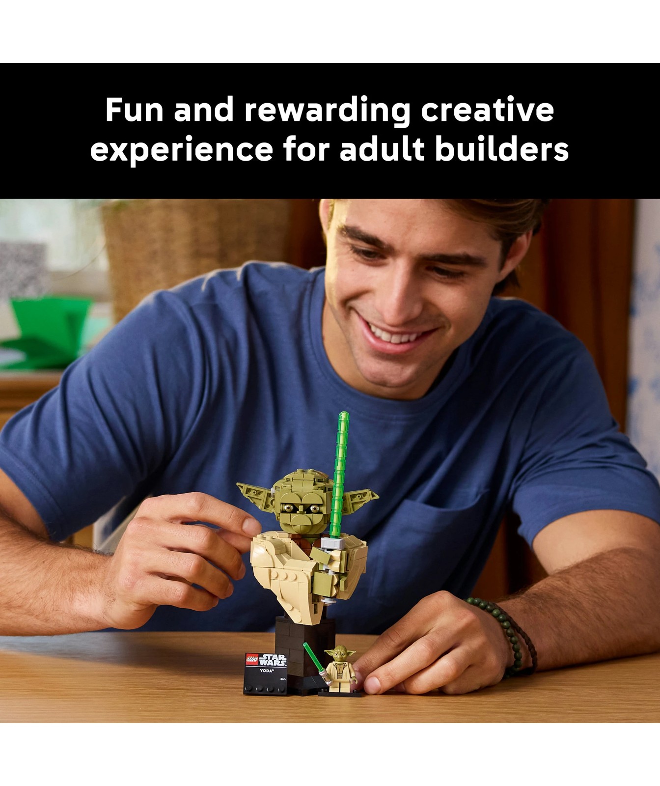 LEGO Star Wars Yoda Bust 75438 3 of 6