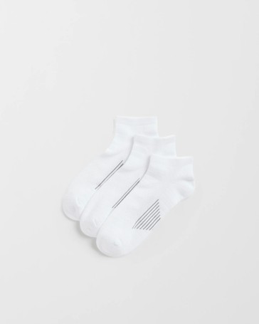 Maxx Australian Cotton Blend 3 Pack Performance Low Cut Socks