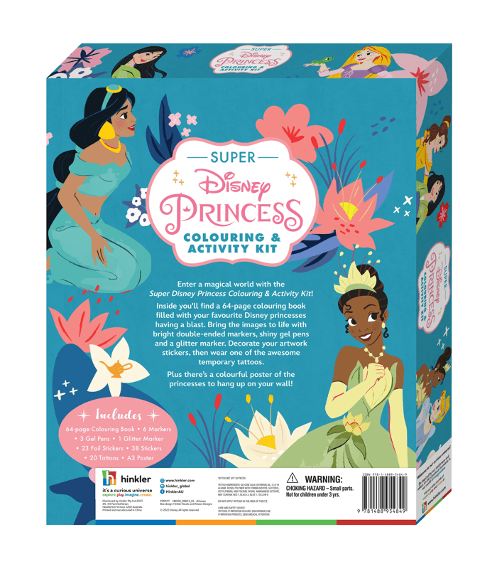 Super Disney Princess Colouring & Activity Kit