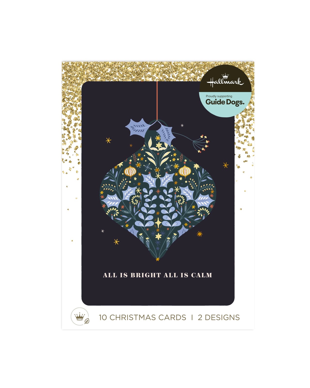 10 Pack Hallmark Boxed Christmas Cards - Bauble and Joy 2 of 6