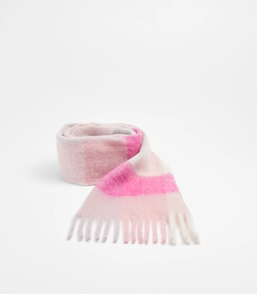 Brushed Check Scarf