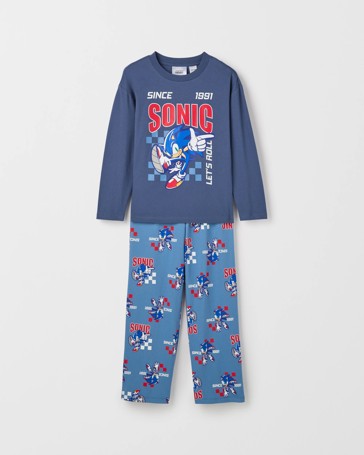 Sonic The Hedgehog Australian Cotton Jersey Older Boys Pyjama Set