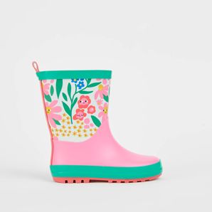 Bright Floral Rainboot