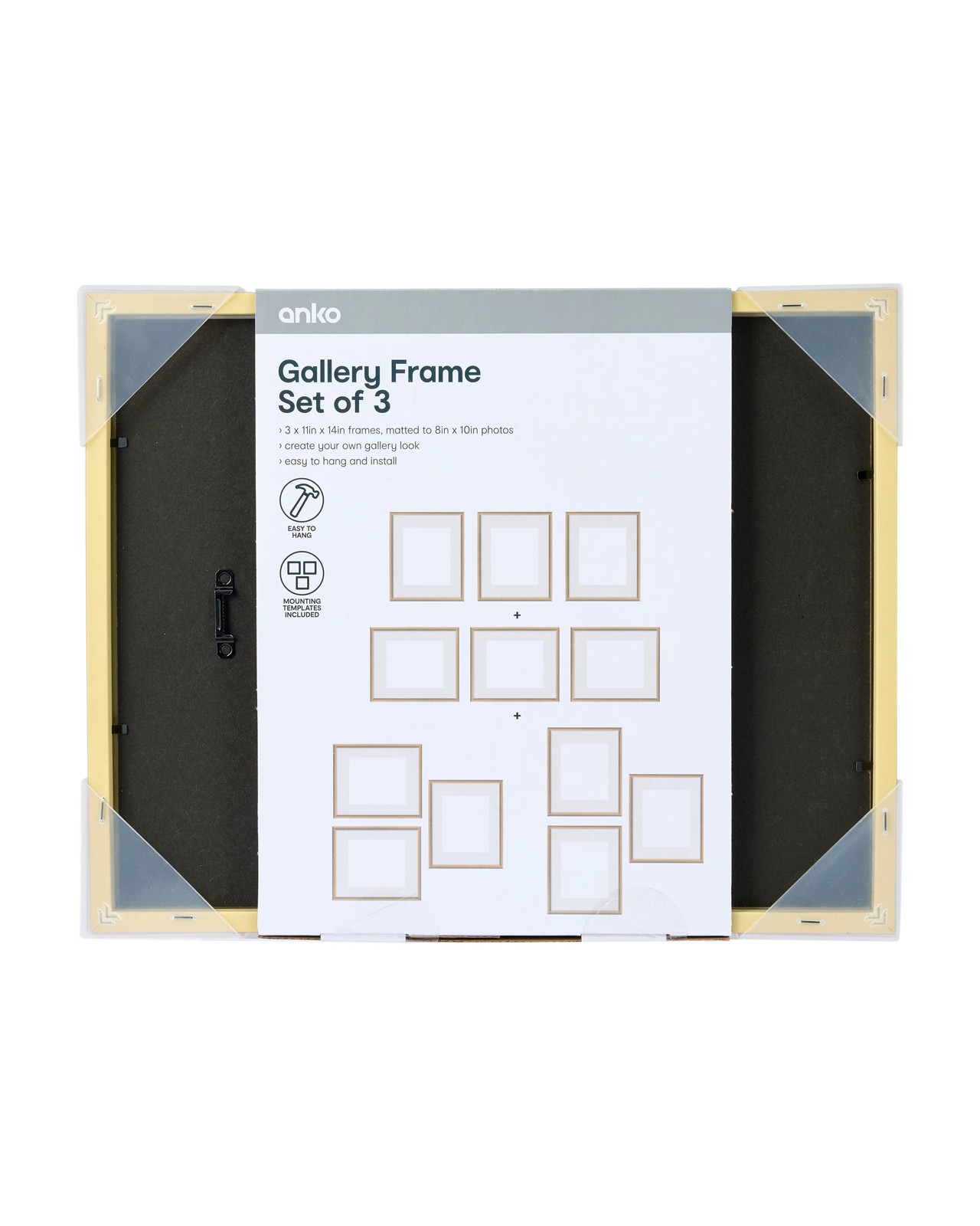 Anko Set of 3 Gallery Frame - Walnut 6 of 6